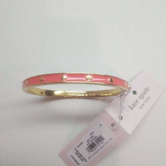 Kate Spade New Red Enamel Bracelet - Picture 1 of 3